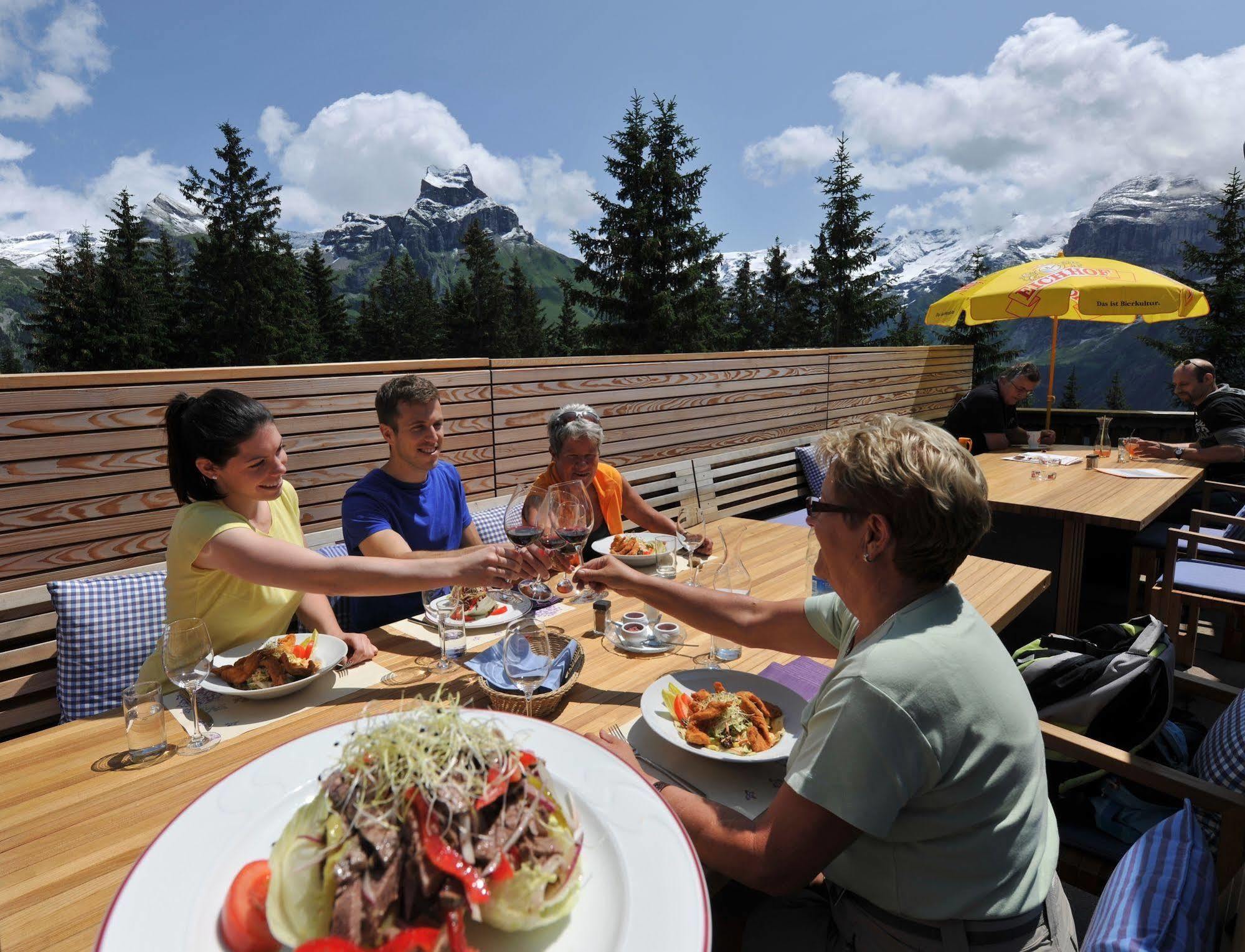 Berglodge Restaurant Ristis Engelberg Kültér fotó