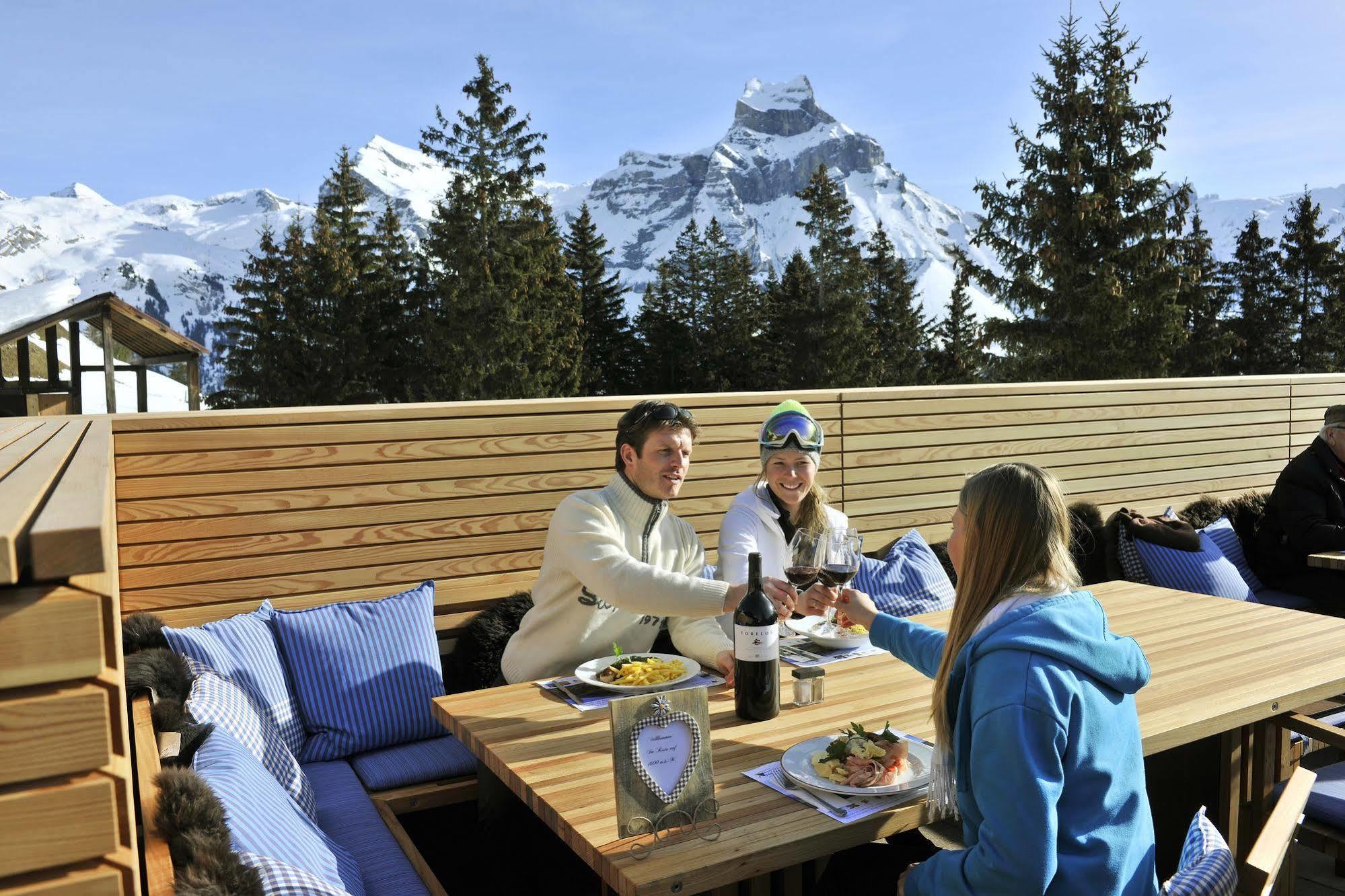 Berglodge Restaurant Ristis Engelberg Kültér fotó