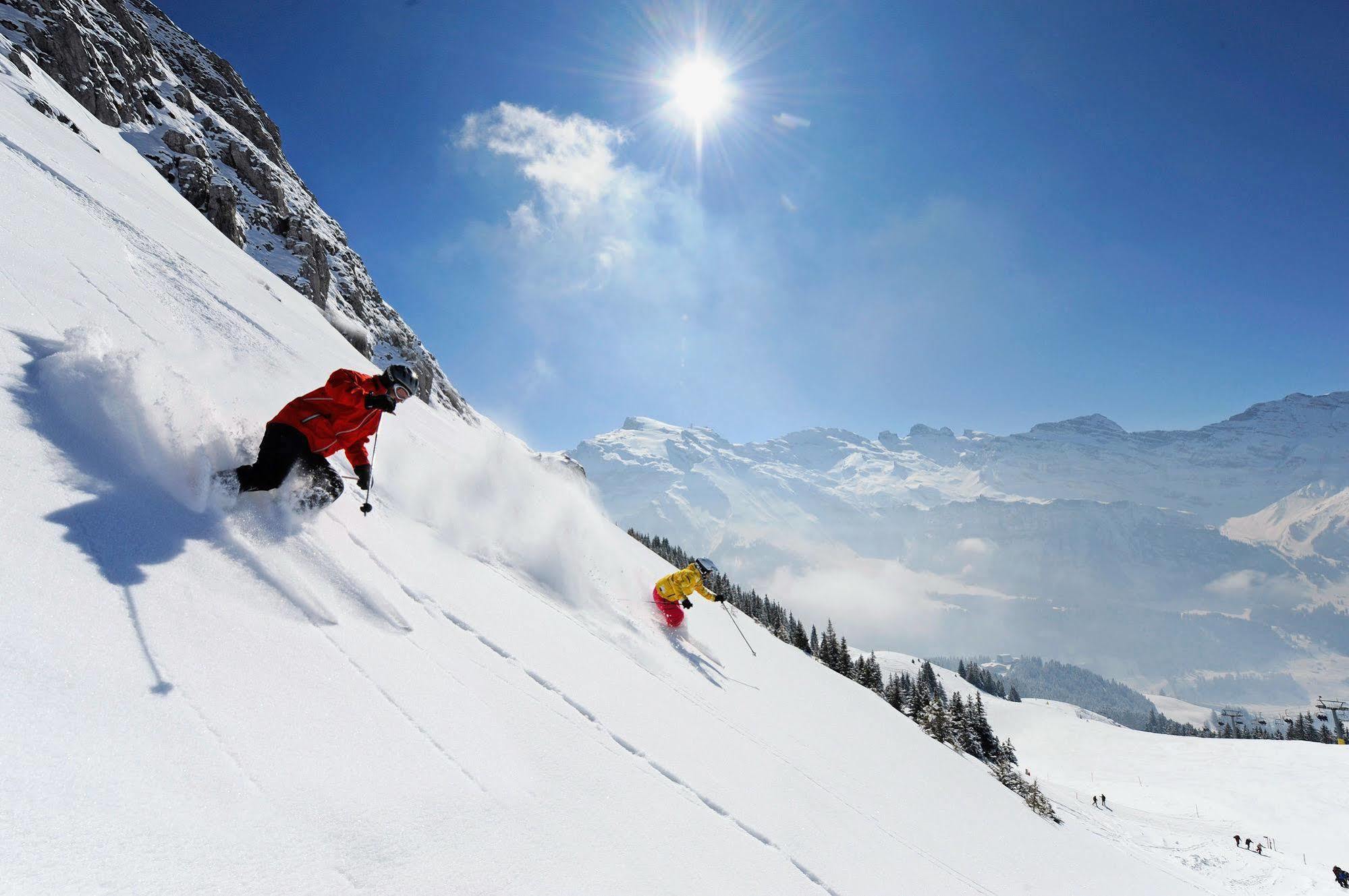 Berglodge Restaurant Ristis Engelberg Kültér fotó