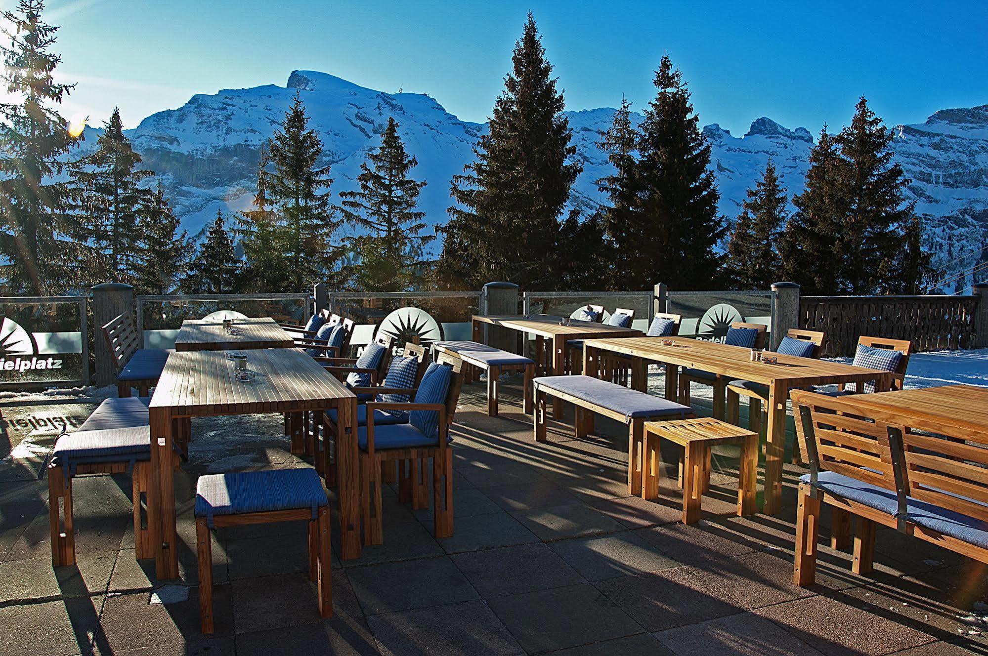 Berglodge Restaurant Ristis Engelberg Kültér fotó