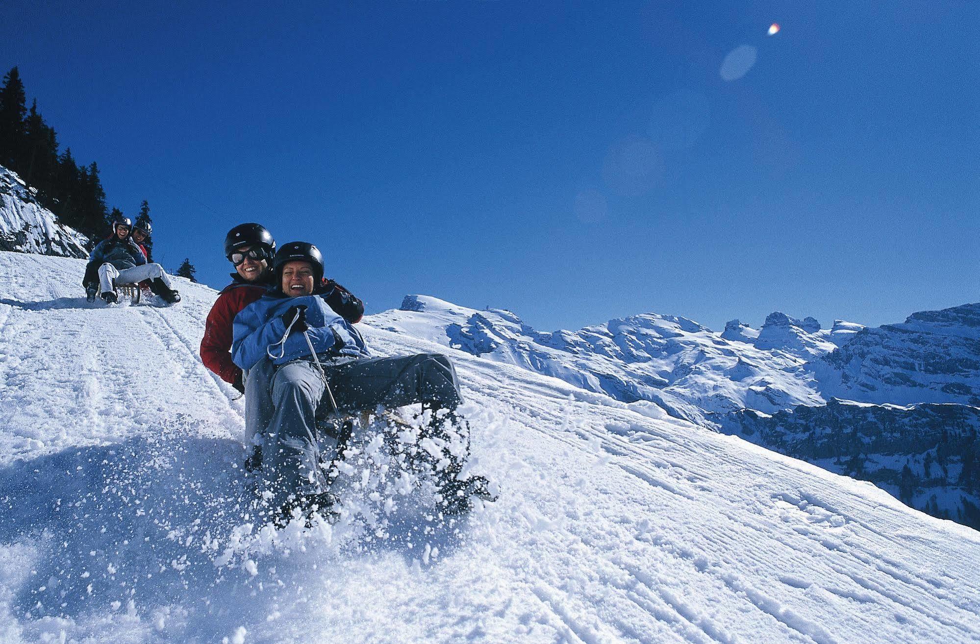 Berglodge Restaurant Ristis Engelberg Kültér fotó